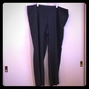 24W Plus Size Dark Grey Dress Pants